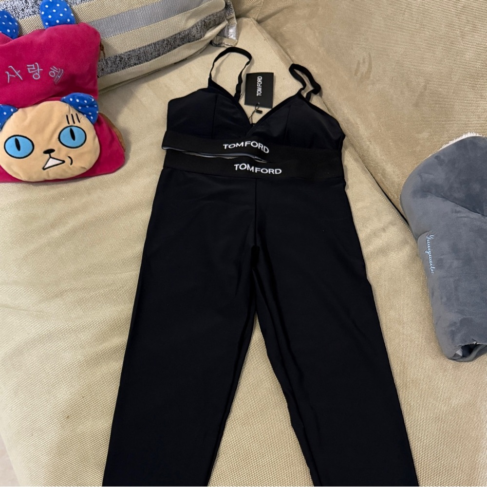 Tom Ford Strappy Black Jumpsuit